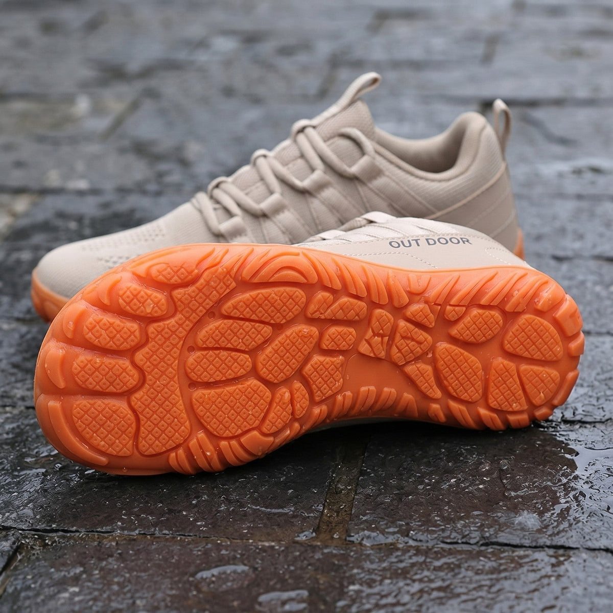 Barfuß-Gehschuhe Weit – atmungsaktiv mit griffiger Außensohle