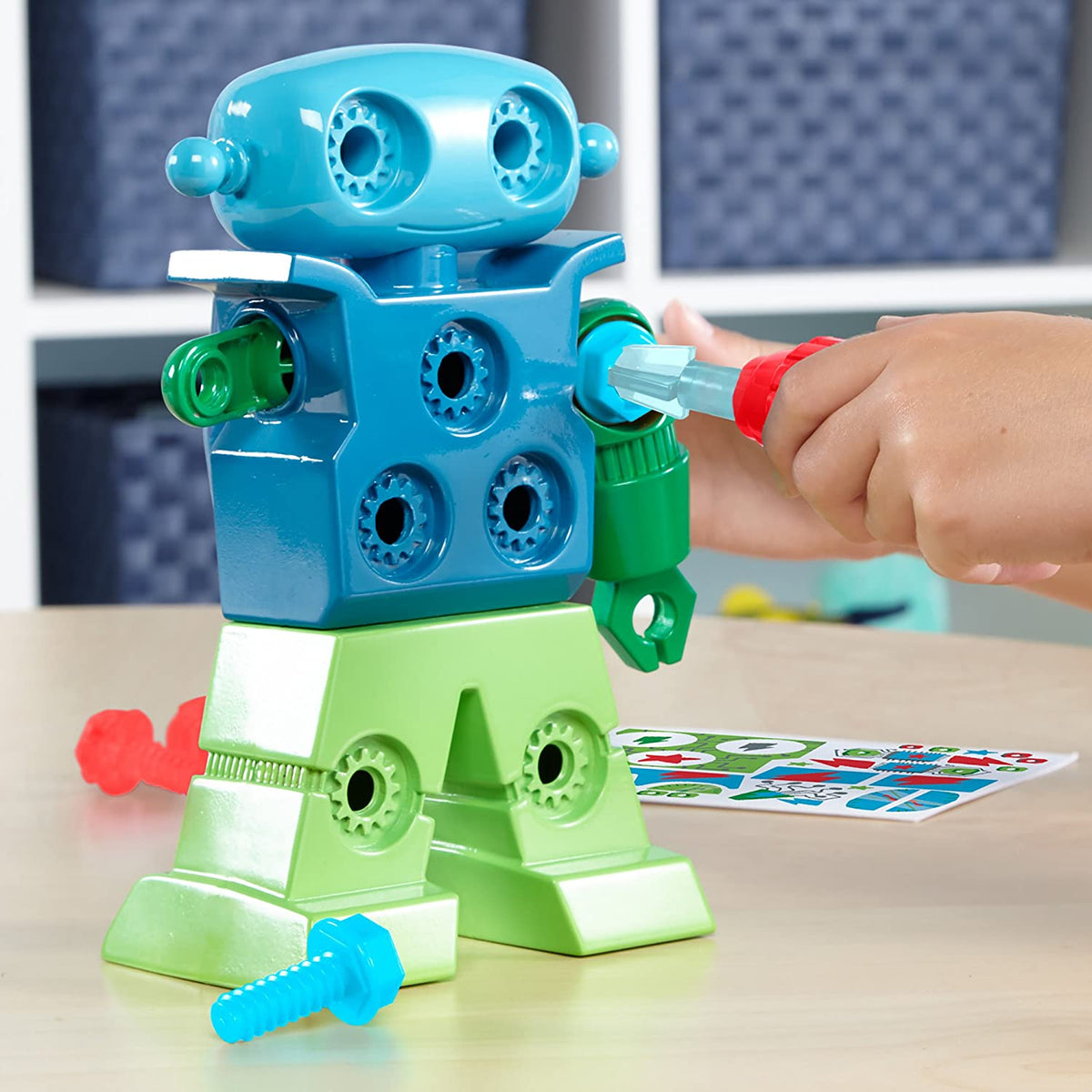 Bauspielzeug Roboter für Kinder, Engineering Lernspielzeug