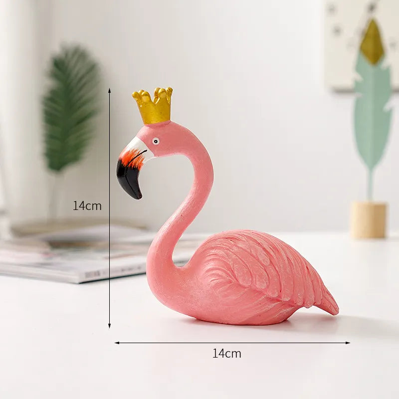 Rebolet| Flamingo-Figur aus Harz moderne Dekoration