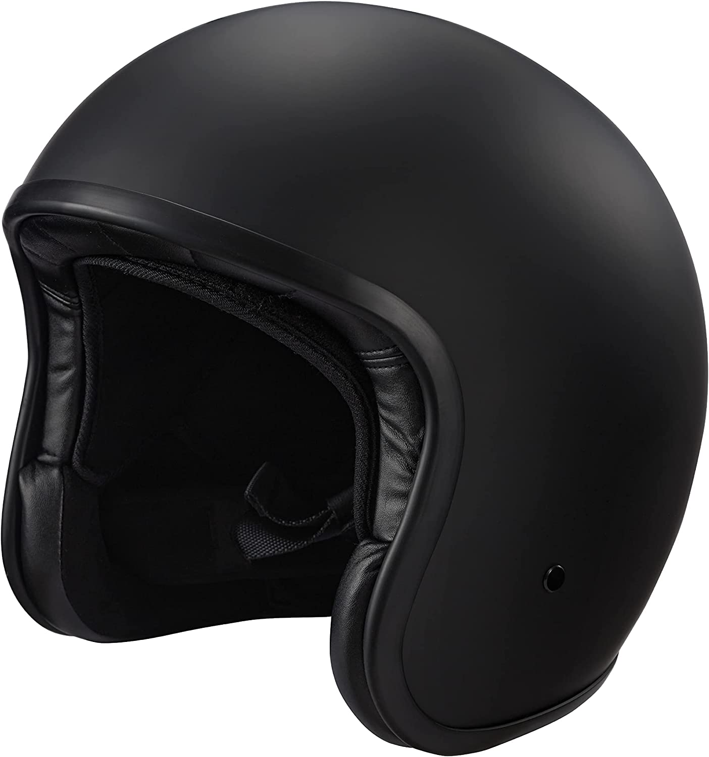 WESTT Vintage Jethelm I Vintage Motorradhelm I Retro-Jethelm in schwarz I Jethelm mit Visier I Roller Helme für Damen & Herren I stoßfester Motorradhelm I ECE Zertifiziert I Größe S (55-56cm)