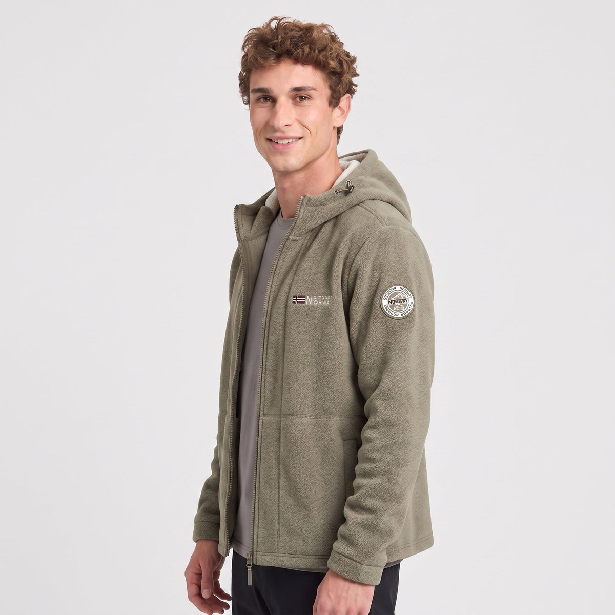 Herren Winddichte Fleecejacke – atmungsaktive Outdoor-Schicht
