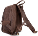 LEABAGS Leder Rucksack Damen & Herren I Kamerarucksack I Echtleder Premium Kameratasche I Eleganter Backpack Frauen & Männer I Kamerakoffer I Lederrucksack I Nature Dunkelbraun