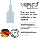 Parus by Venso E27 Lampenfassung 4m Textilkabel Weiß, Eurostecker, Venso Ecosolutions Lampenfassung E27 mit Kabel für E27 LED Lampe, Bulb Holder, Kabel für Lampe, Fassung E27 Weiß