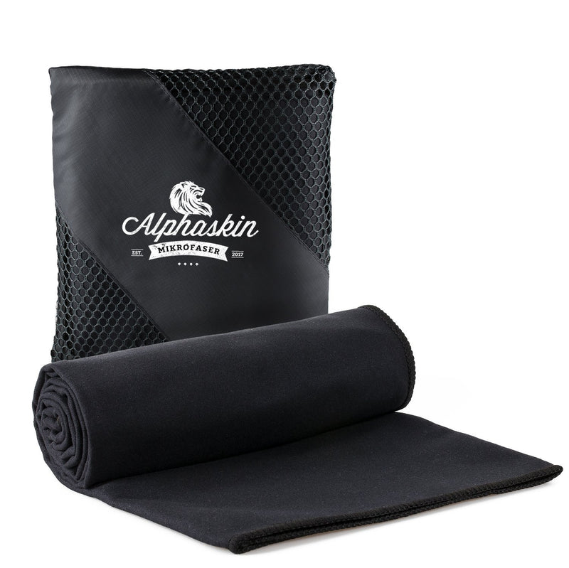 Alphaskin® Premium Fitness H | 50cm x 100cm (schwarz)