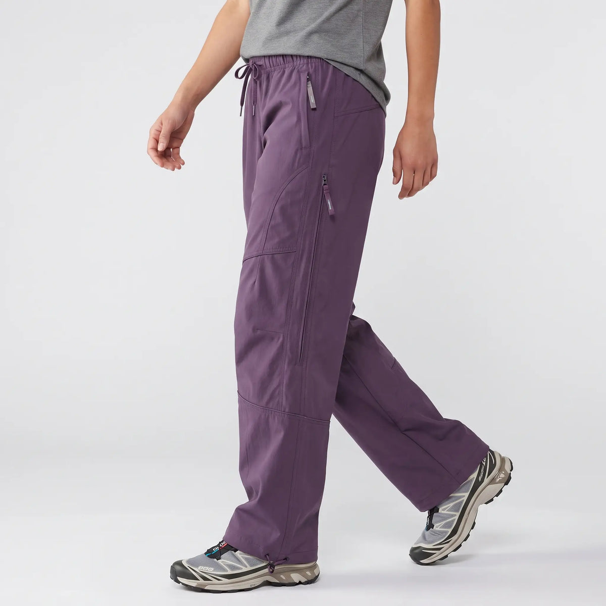 Wanderhose weites Bein – wasserabweisende Softshell-Gehhose