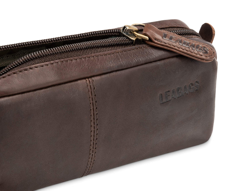 LEABAGS Athens - Cow Dark Brown Hunter, M