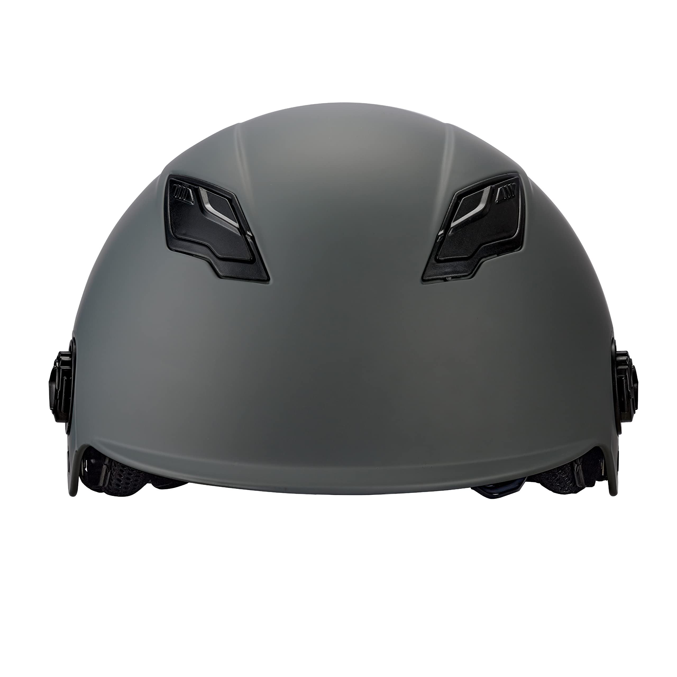 WESTT Escape Skaterhelm I Skateboard-Helm mit Sonnenvisier I Leichter Skatehelm I Fahrrad-Helm I BMX-Helm I Inliner-Helm I Skaterhelm Herren & Damen mit verstellbaren Kinnriemen I Größe S-M I Grau