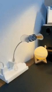 Rebolet | USB LED Fan Uhr