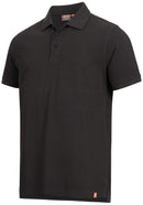 Nitras Motion TEX Light Arbeits-T-Shirt - Kurzarm-Polo-Hemd aus 100% Baumwolle - für die Arbeit - Schwarz - 3XL