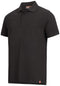 Nitras Motion TEX Light Arbeits-T-Shirt - Kurzarm-Polo-Hemd aus 100% Baumwolle - für die Arbeit - Schwarz - 3XL