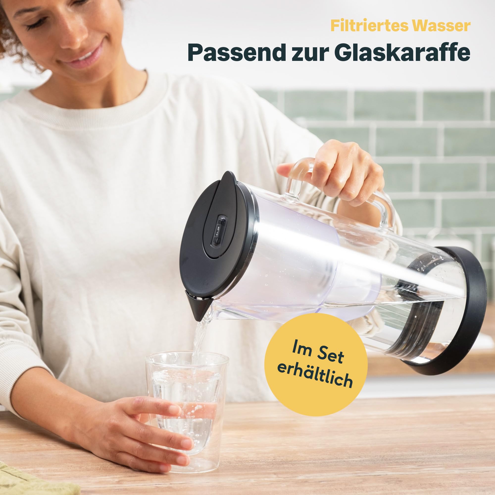 SILBERTHAL Wasserfilter Kartuschen - Reduziert Kalk, Chlor und Verunreinigungen - Filterkartuschen kompatibel mit Brita Maxtra Filterkannen - 3er Pack