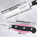 Wolfgangs Allzweckmesser scharf Premiumqualität – Extra scharfes Küchenmesser – kleines scharfes Messer mit rostfreier Edelstahlklinge – Küchenmesser scharf hochwertige Klinge