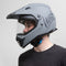 Westt Motocross Helm Fullface MTB Motorradhelm Integralhelm Crosshelm Helm Motorrad MTB Enduro Quad Helm Motorrad mit Doppelvisier Sonnenblende Herren Damen ECE DOT Zertifiziert, weiß, S (53-54 cm)