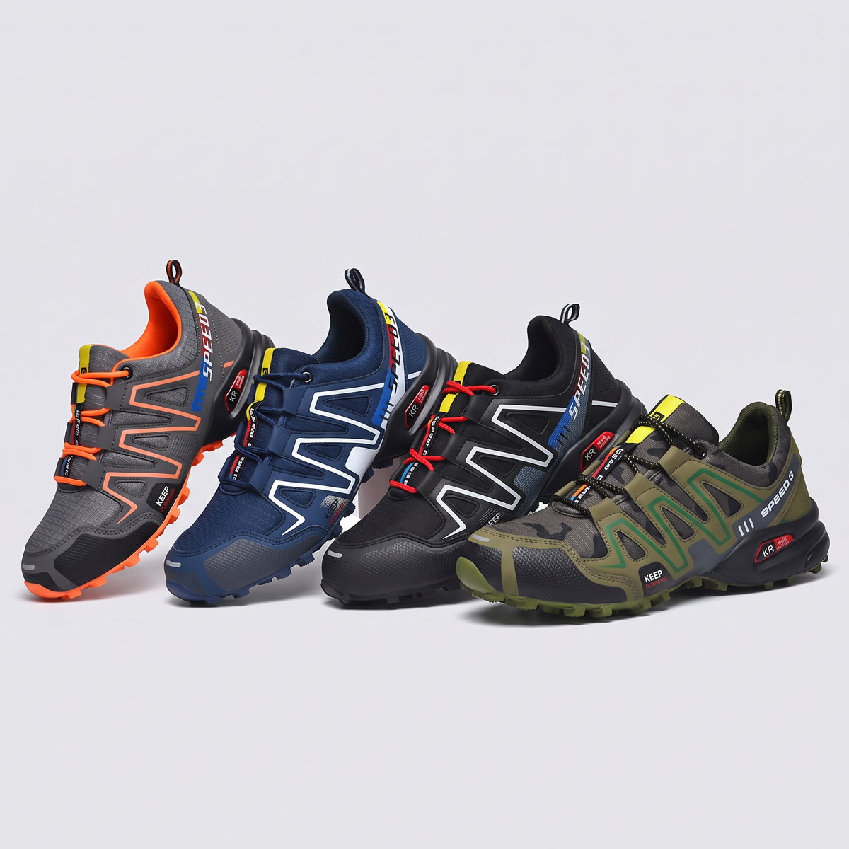 Herren Trailschuhe – profilierter Grip, leichte Laufschuhe