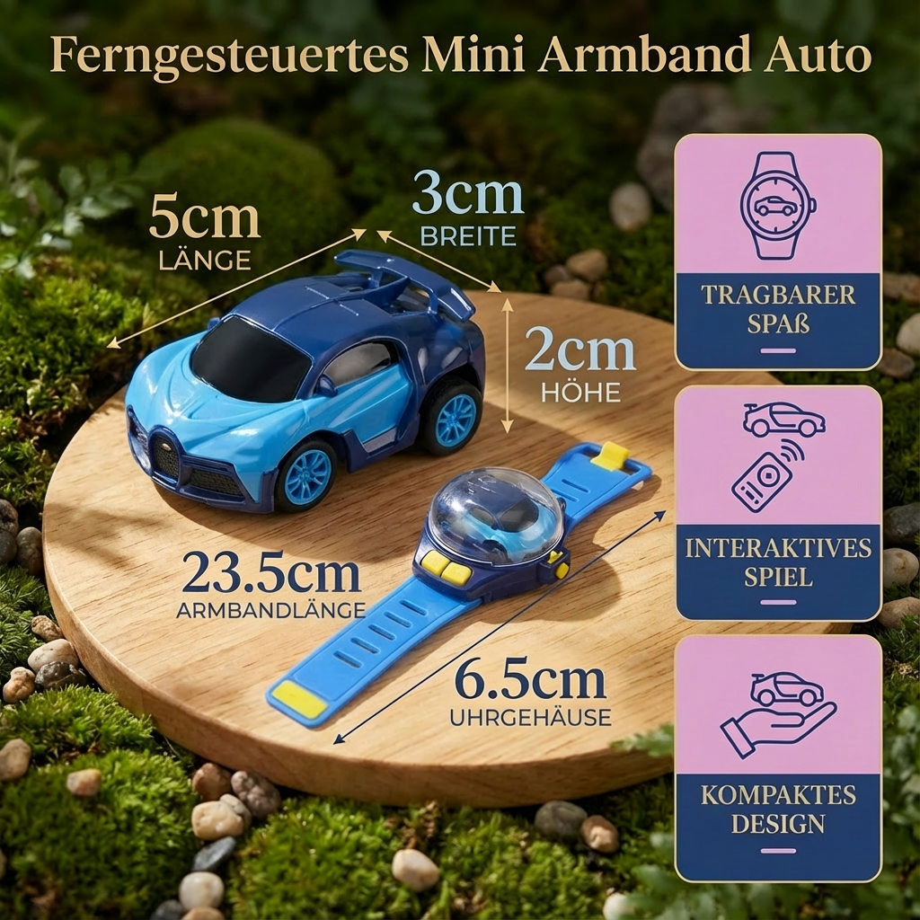 Rebolet | Ferngesteuertes Mini Armband Auto Spielzeug