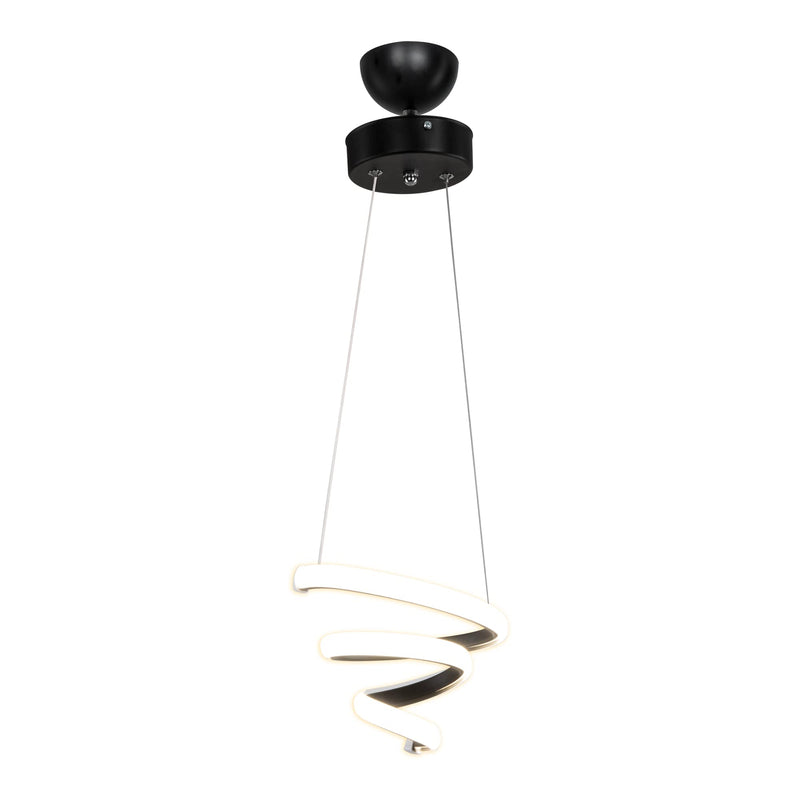 lux.pro LED Pendelleuchte Dewsbury Hängelampe Wohnzimmer Weiß Schwarz modern Lampe