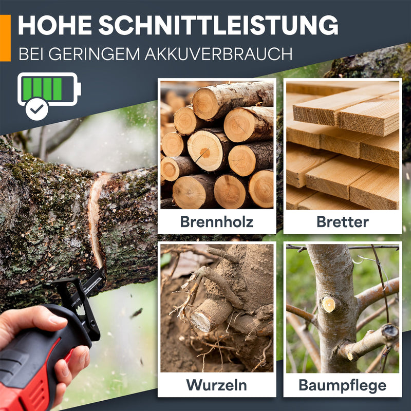 BAURIX® Säbelsägeblätter Holz I SHARK® [5 Stück] I 300 mm, 5 TPI I Sägeblatt Säbelsäge für schnelle und saubere Schnitte I Säbelsägeblatt für Grobholz, Nassholz, Brennholz, lebendes Holz