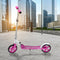 ArtSport Scooter Cityroller Big Wheel 205mm Räder klappbar & höhenverstellbar — Kinder-Roller ab 3 Jahre - Tretroller bis 100 kg — pink