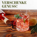 Heldengenuss Gin selber machen Set - 22 tlg. DIY Baukasten zum Gin selber herstellen I Ginbaukasten inkl. Basisalkohol & 16 Botanicals als Geschenkset - Gin selbst herstellen - Gin Geschenk