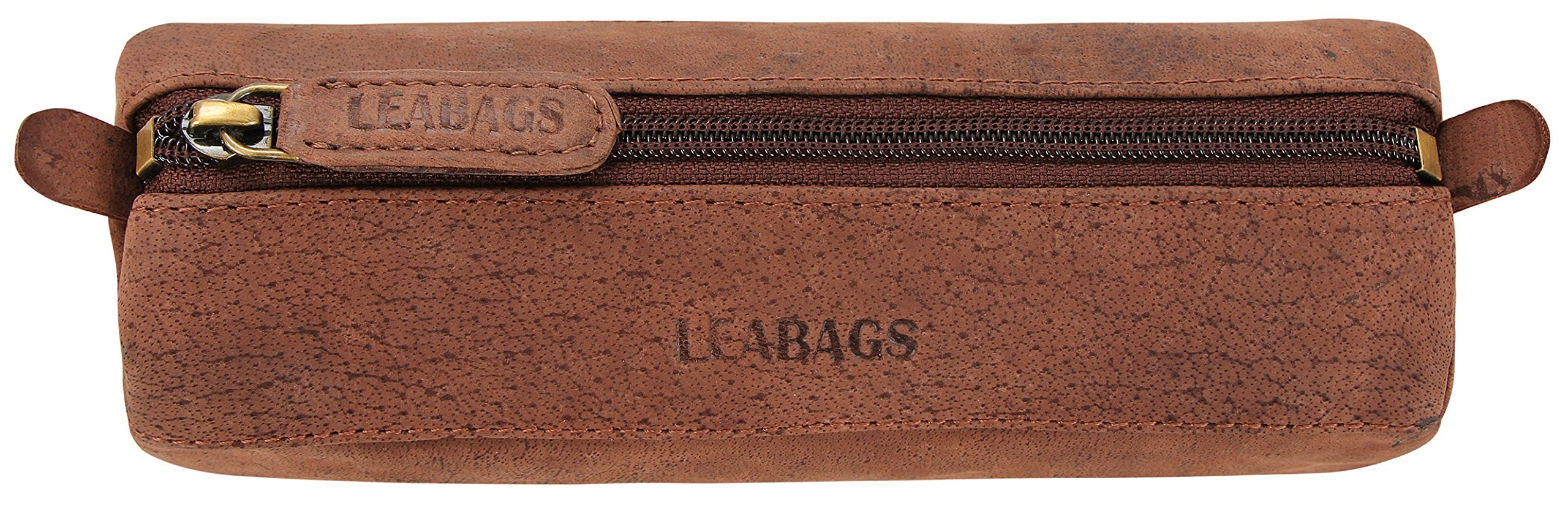 LEABAGS Fort Worth Mäppchen aus echtem Büffel-Leder im Vintage Look