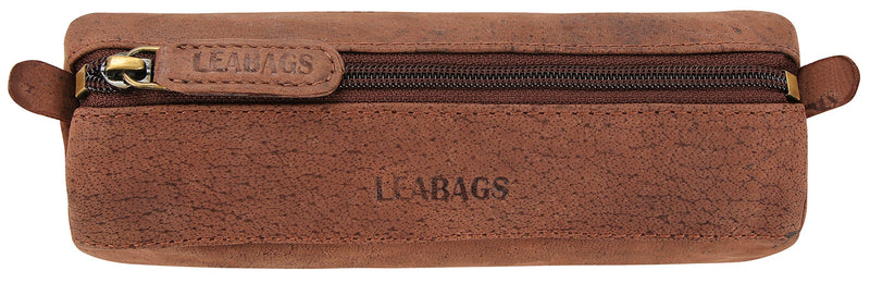 LEABAGS Fort Worth Mäppchen aus echtem Büffel-Leder im Vintage Look