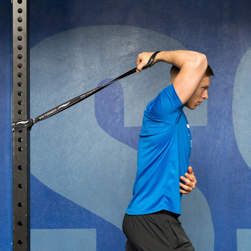 VICTOREM Pull Up Bänder - Set mit 4 Stoff-Resistance Bands für Dehnung, Klimmzüge und Therapie