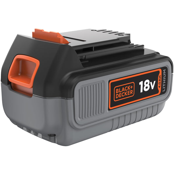 BLACK+DECKER Akku für Gartengeräte und Elektrowerkzeuge - 18 V/4,0Ah Li-Ion für alle 18 V/F5 Gartengeräte und Elektrowerkzeuge, BL4018