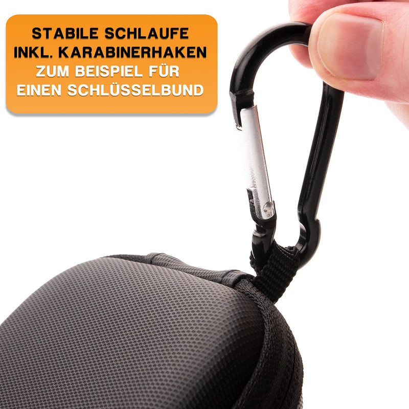 Wheeloo Hartschalen Schutztasche für Bosch Intuvia E-Bike Bordcomputer I Schutzhülle wasserdicht & stoßfest I Displayschutz Hülle inkl. Karabiner