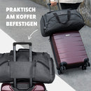 Obics - Premium Sporttasche 35L mit Schuhfach für Damen & Herren (grau) - Weekender Reisetasche für Handgepäck - Umhängetasche mittel für Fitness, Sport, Gym & Reise - Fitness-Tasche & Travel Bag