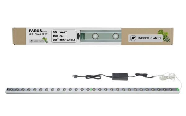 Parus by Venso Wall Spot 150cm, Abstrahlwinkel 90°, LED Wachstumslampe, Grow Light für Zimmerpflanzen und Grünpflanzen, Fassaden- und Wandbegrünung