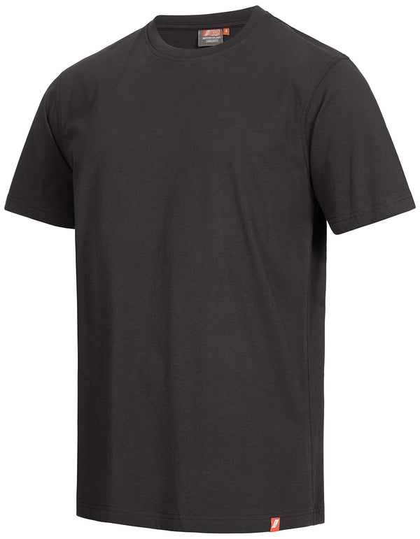 Nitras Motion TEX Light Arbeits-T-Shirt - Kurzarm-Hemd aus 100% Baumwolle - für die Arbeit - Schwarz - 2XL