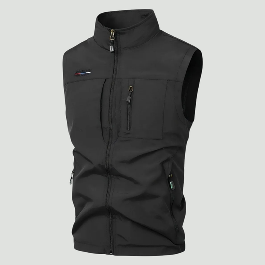 Leichte Multitaschen-Outdoor-Weste – schnelltrocknend, aktiv