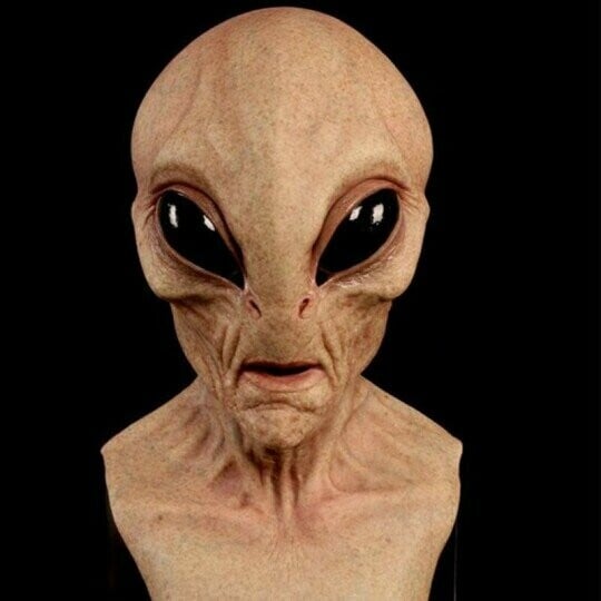 Realistische Alien-Latexmaske