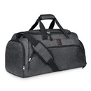 Obics - Premium Sporttasche 35L mit Schuhfach für Damen & Herren (grau) - Weekender Reisetasche für Handgepäck - Umhängetasche mittel für Fitness, Sport, Gym & Reise - Fitness-Tasche & Travel Bag