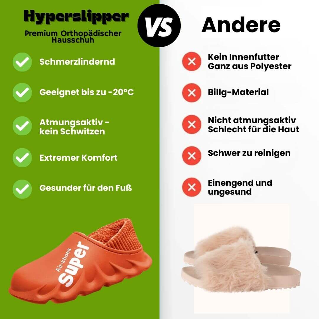 Rebolet | Hyperslipper - orthopädischer schmerzlindernder Slipper für mehr Komfort