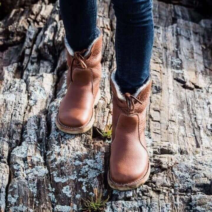 Rebolet | Lunera – Damen Winterstiefel wasserdicht mit Wollfutter und Fleece