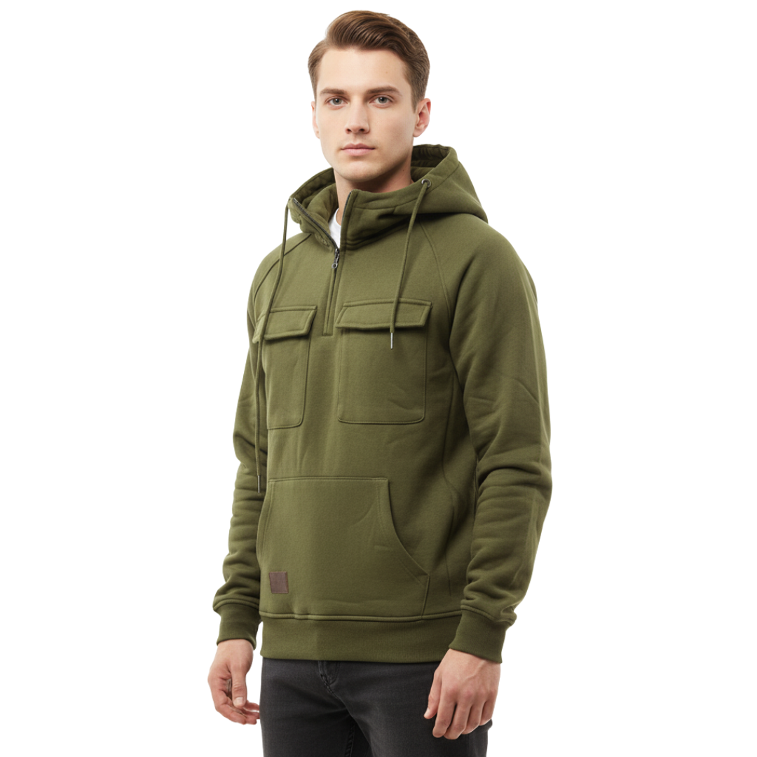 TerraForge Hoodie im Utility-Stil