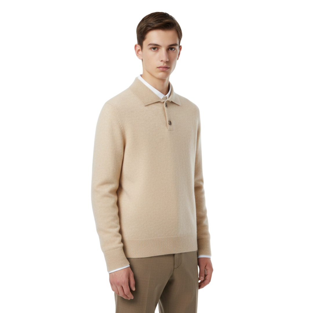 Lumière Polokragen-Pullover