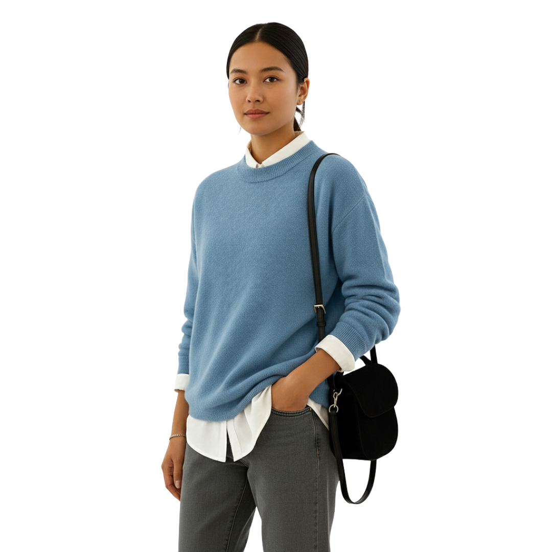 Raven Weicher Strickpullover