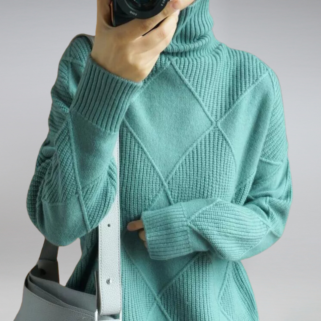 Rebolet | Kuscheliger Kaschmir Damen Rollkragenpullover