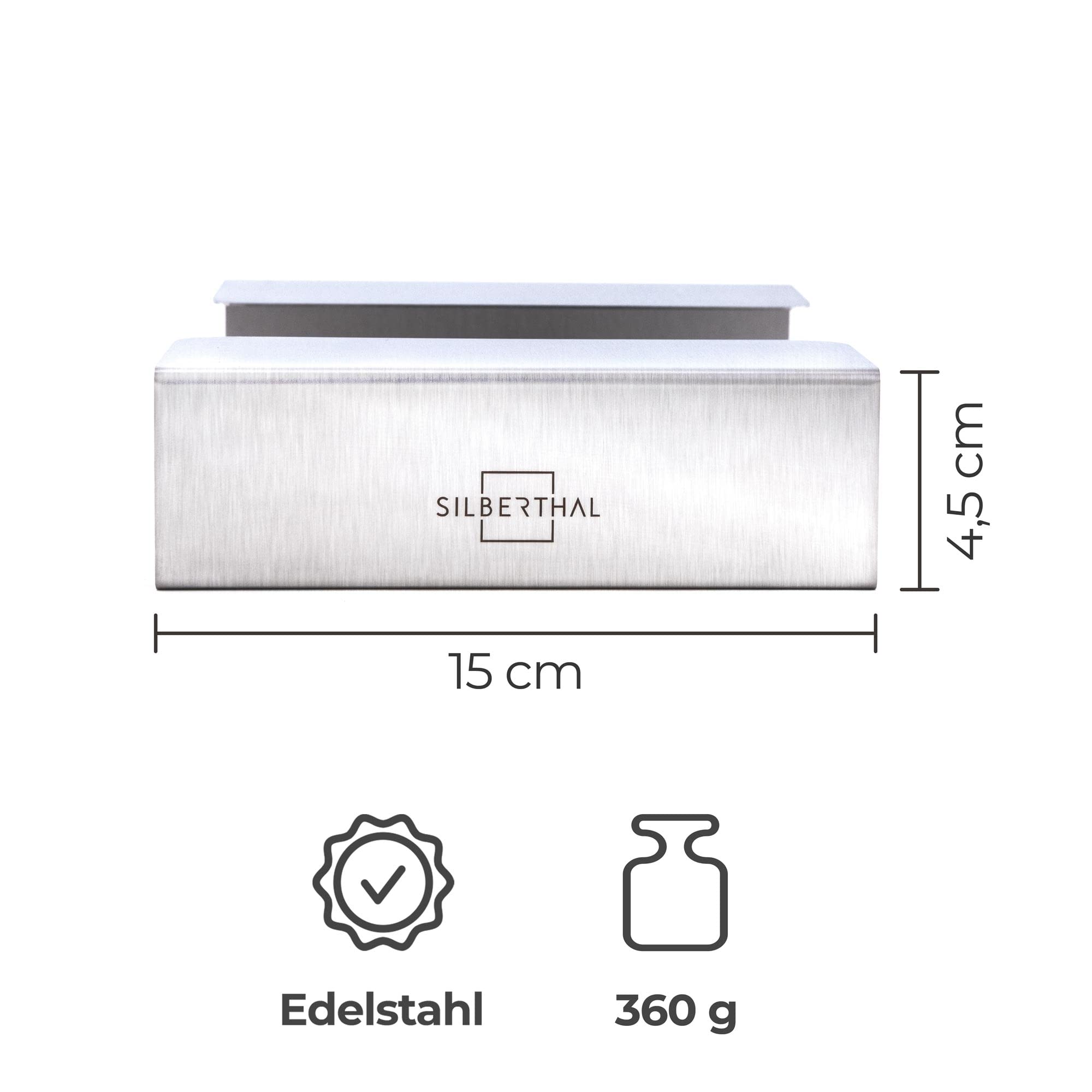 SILBERTHAL Stövchen für Teekanne - Edelstahl - Elegant, Robust und sicher - Stand für Teelicht