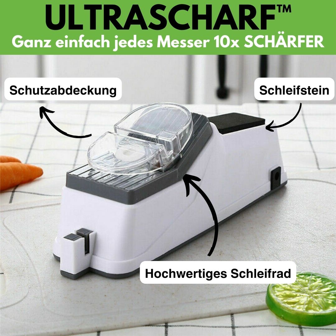 Rebolet | Ultrascharf elektrischer Messerschärfer - in Sekunden jedes Messer schärfen