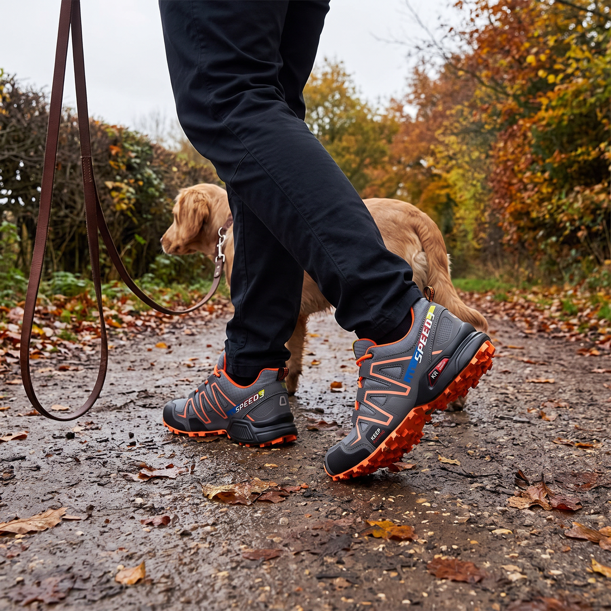 Herren Trailschuhe – profilierter Grip, leichte Laufschuhe