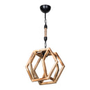 lux.pro Pendelleuchte Cheltenham 1 x E27 Holz Deckenlampe Vintage Wohnzimmerlampe hängend Hängelampe industrial