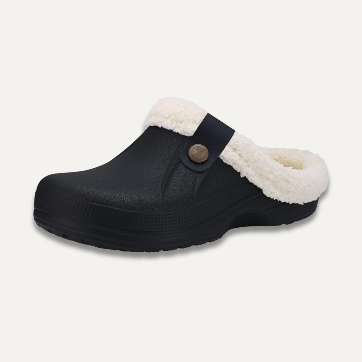 Kuschelige Comfort-Clog-Pantoletten mit rutschfester Sohle