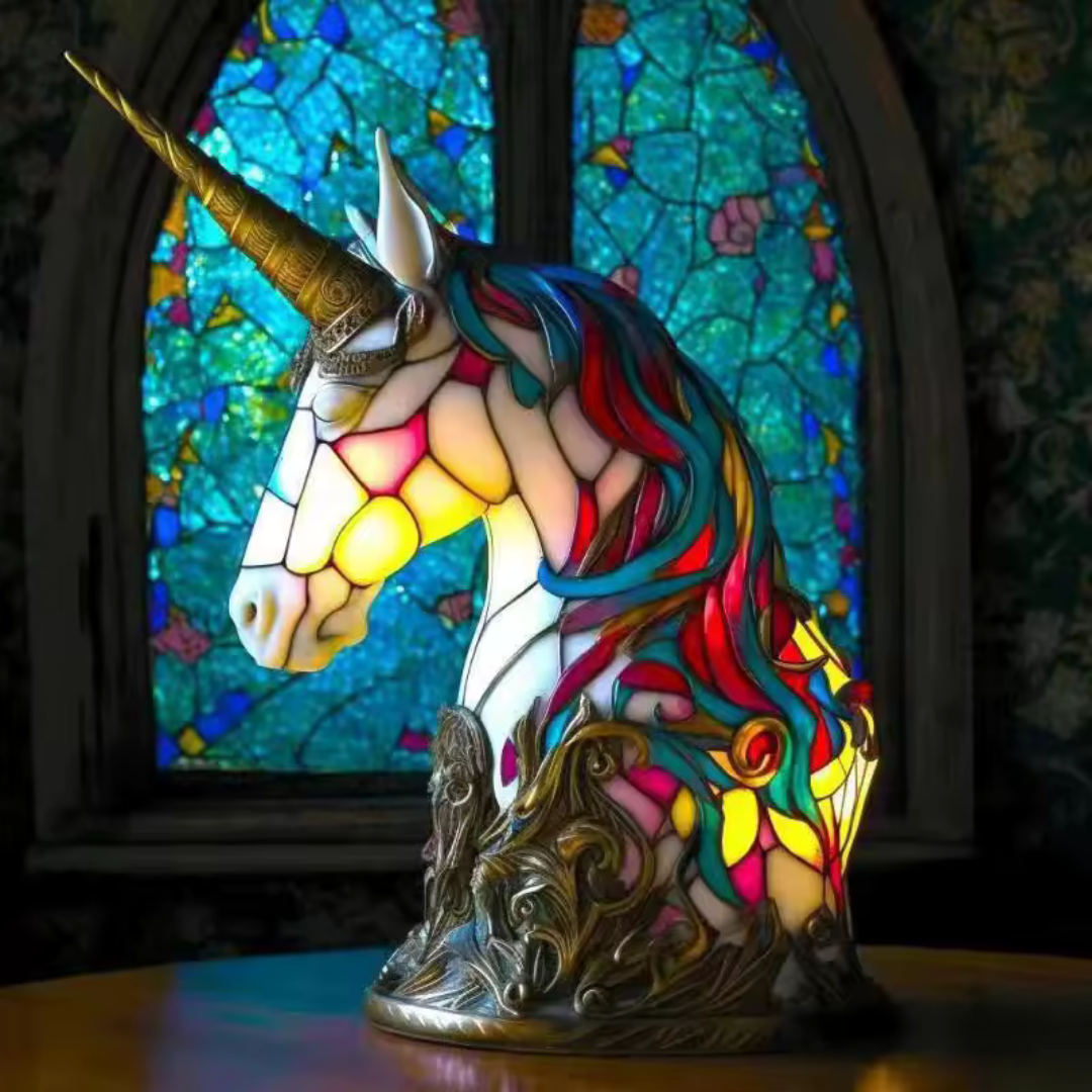 Rebolet | LeuchtEinhorn - handgefertigte Lampe, die Herzen erstrahlen lässt