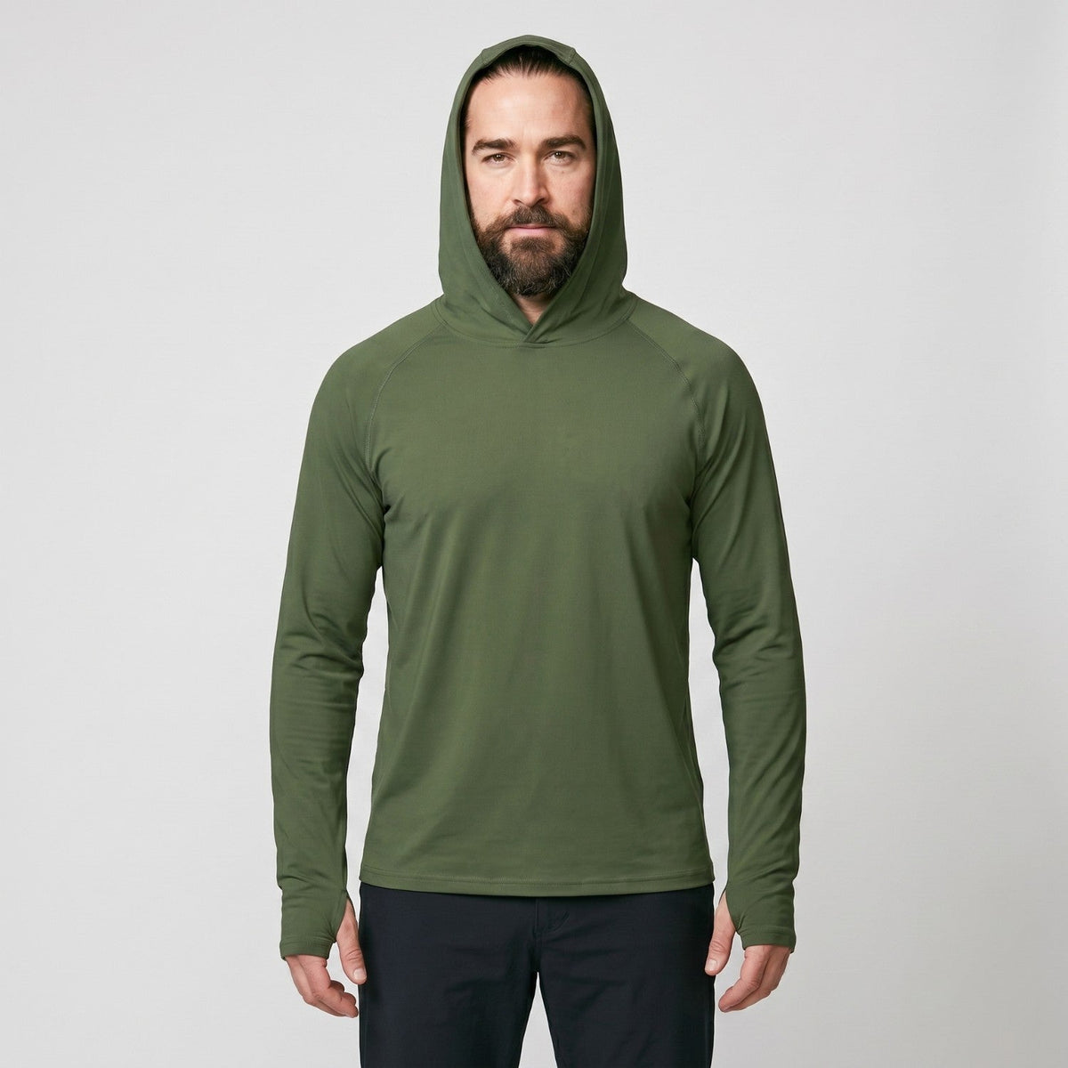 Herren UPF 50+ Sonnenhoodie – leicht, schnelltrocknend