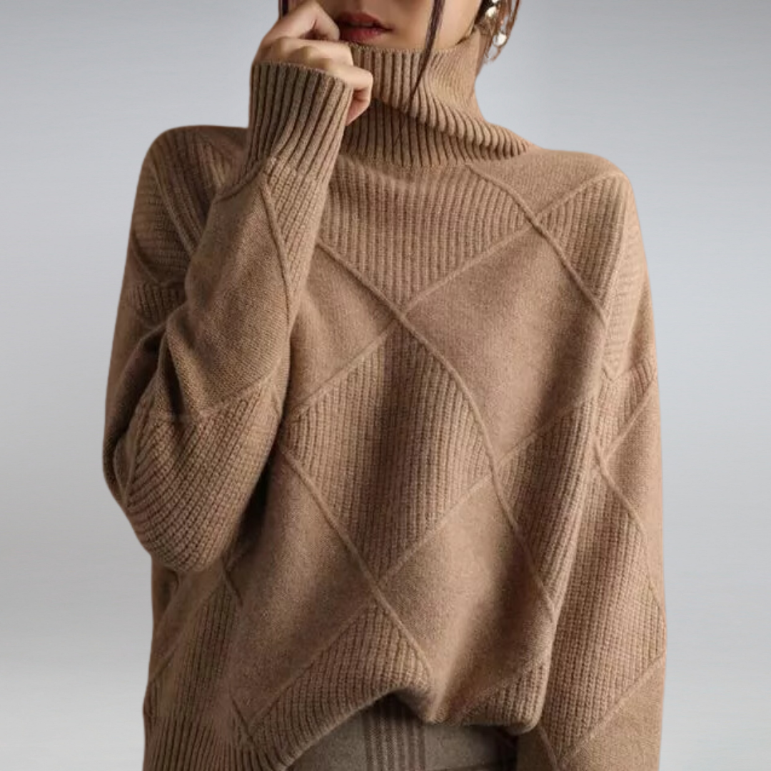 Rebolet | Kuscheliger Kaschmir Damen Rollkragenpullover