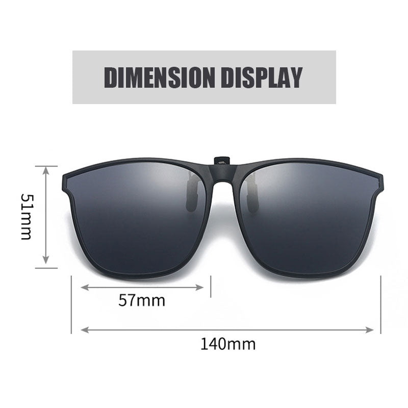 Rebolet | Neue polarisierte Clip-on-Klappsonnenbrille