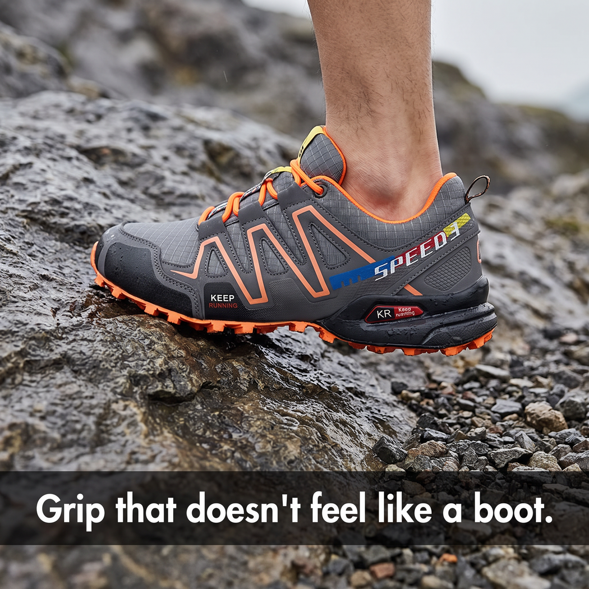 Herren Trailschuhe – profilierter Grip, leichte Laufschuhe